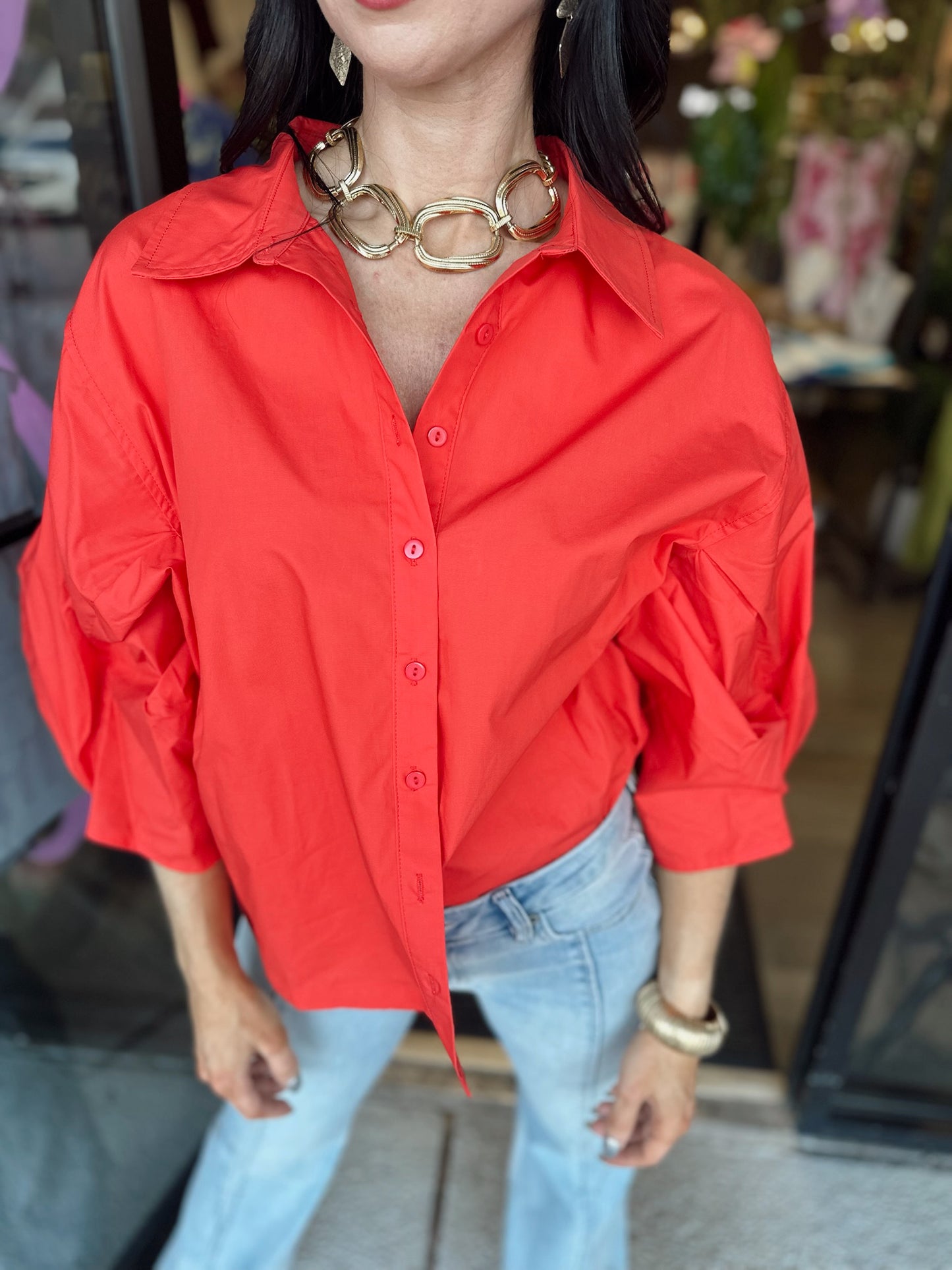 Rachel Top - coral