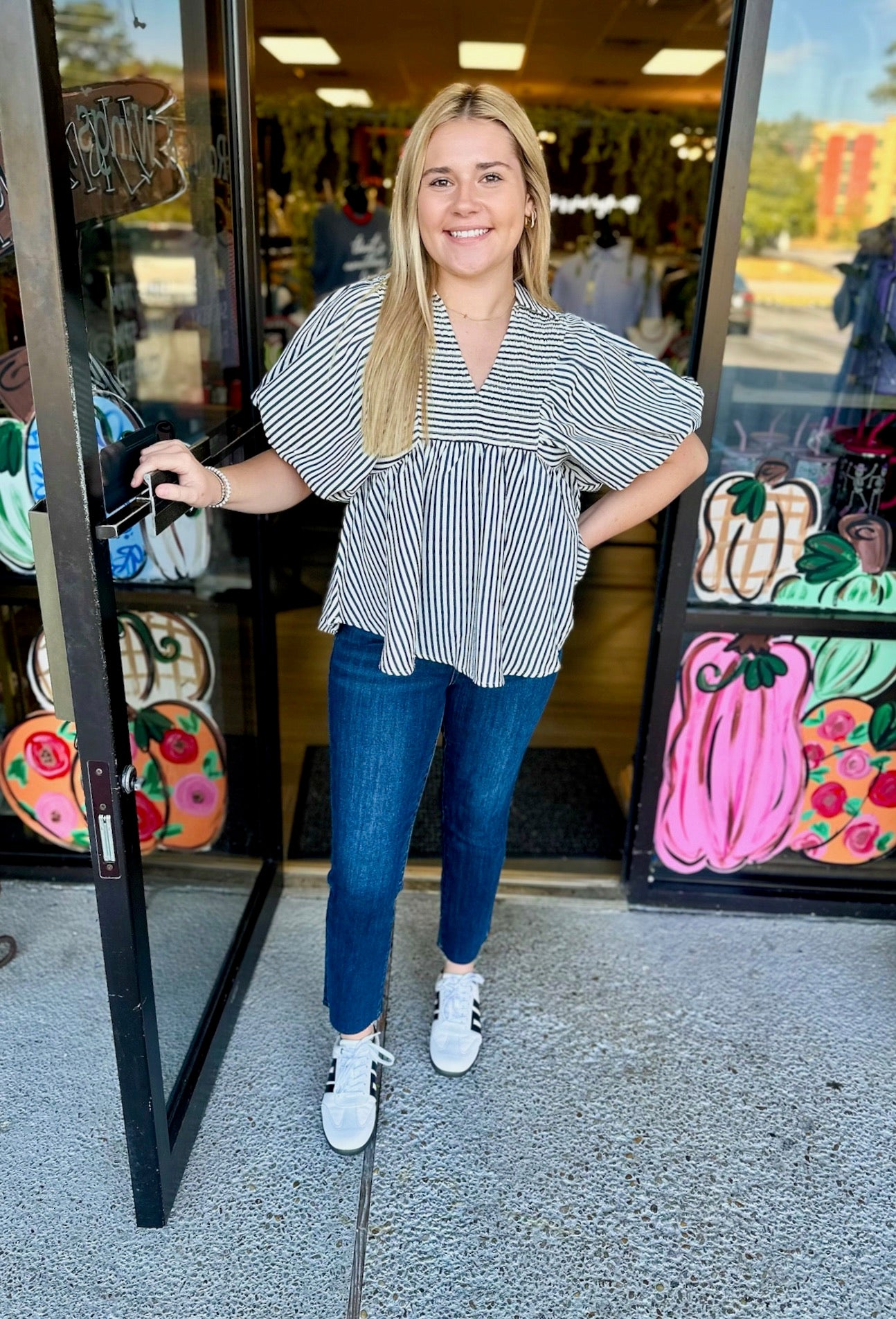 Skylar Stripe Top