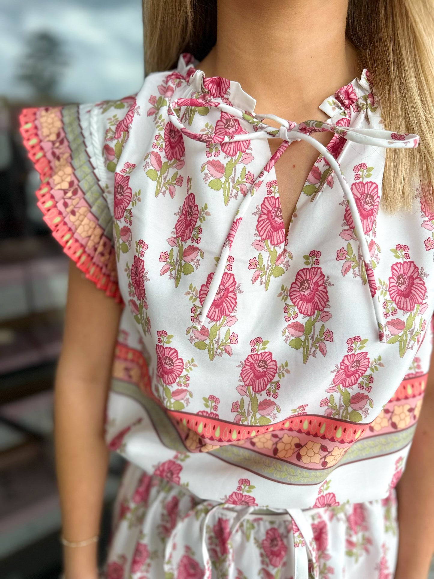 Hannah Top - White Mix