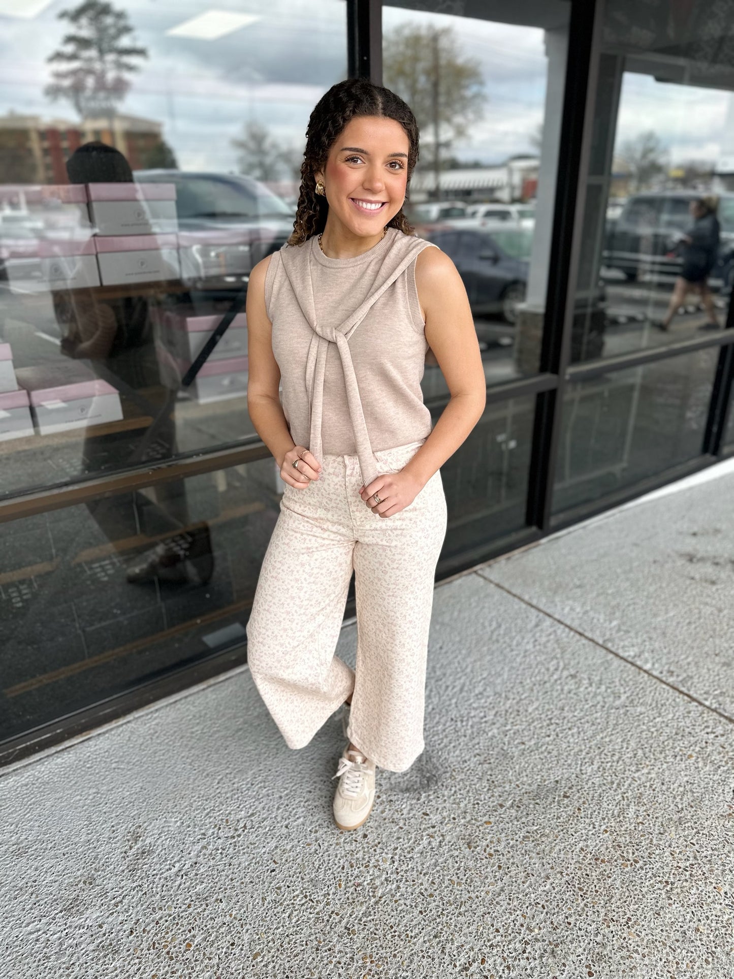 Wrapped Away Top - oatmeal