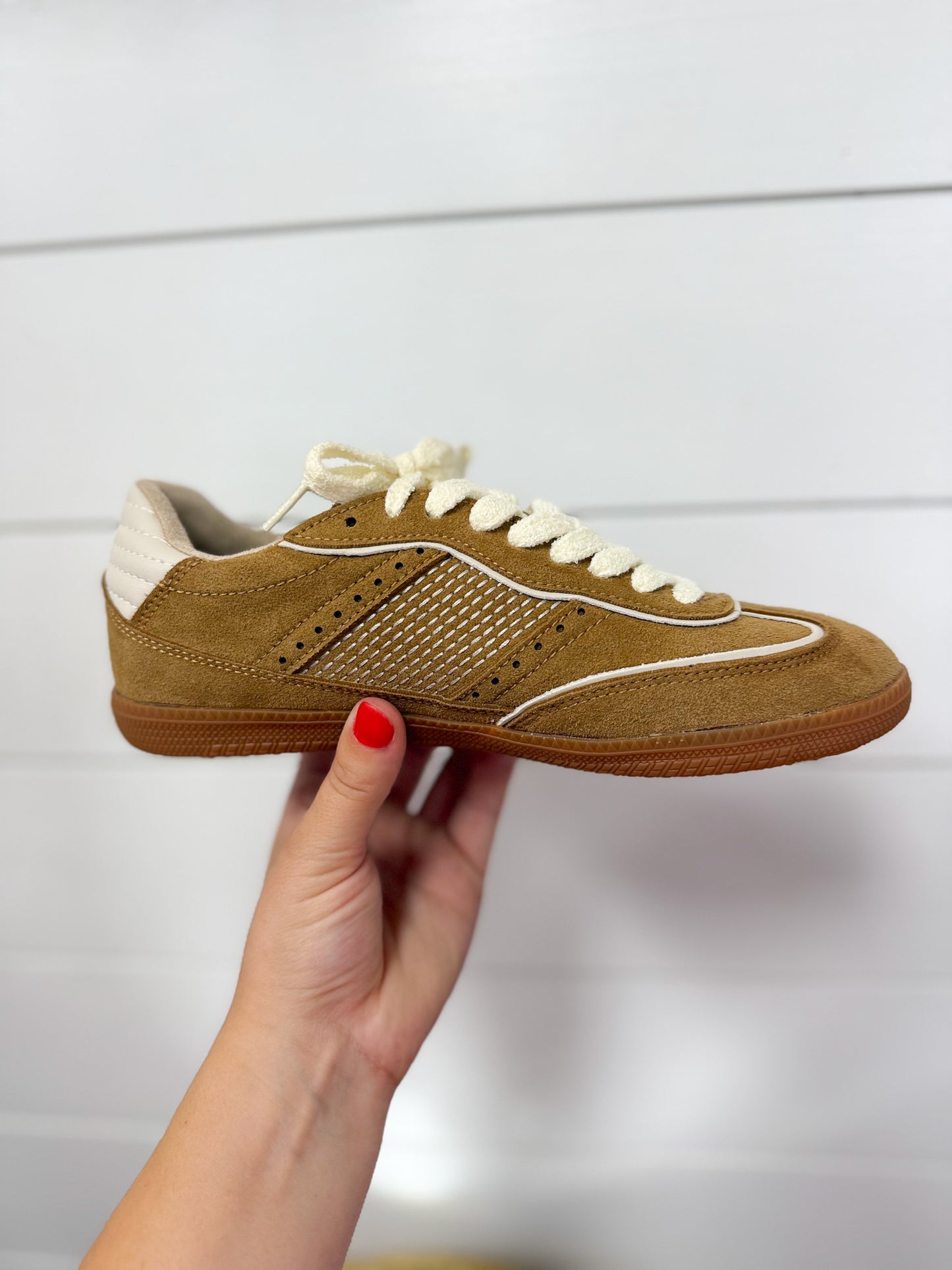 Sophie - Camel Suede