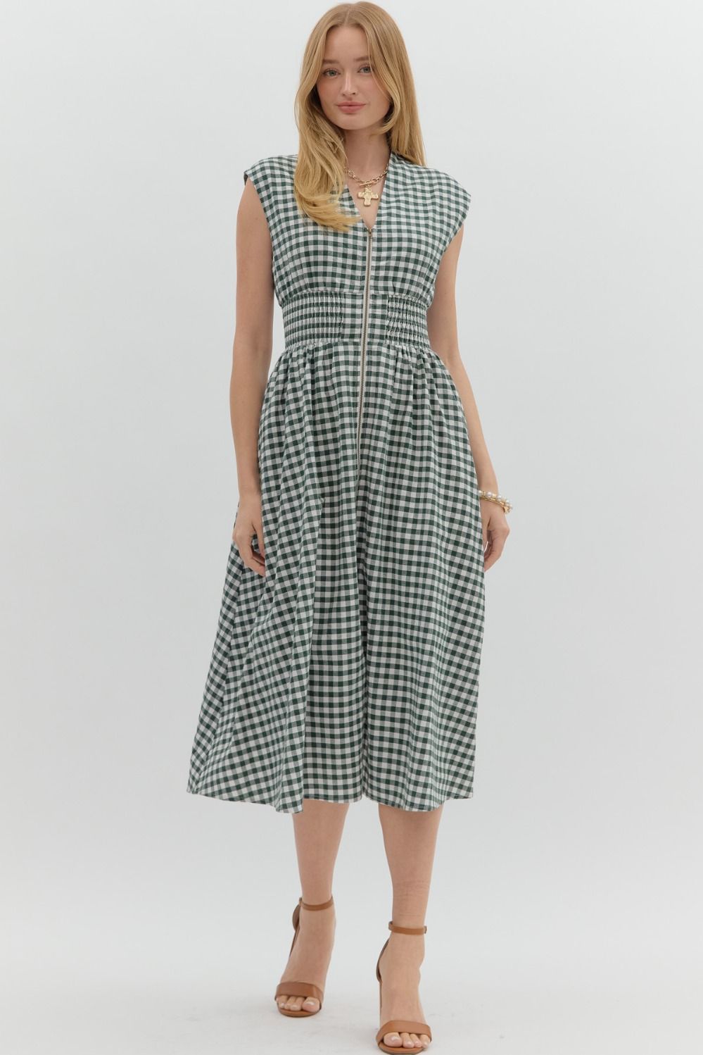 Gingham Time Midi