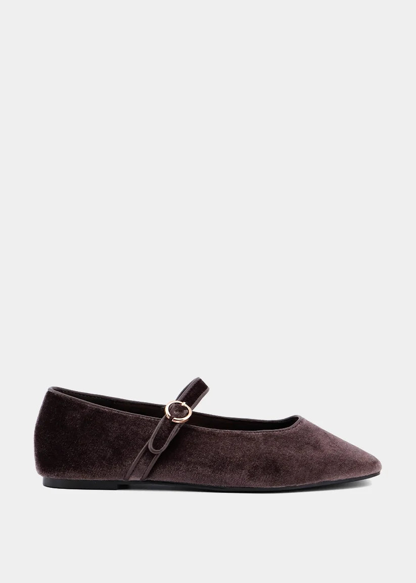 Annabelle - Taupe Velvet