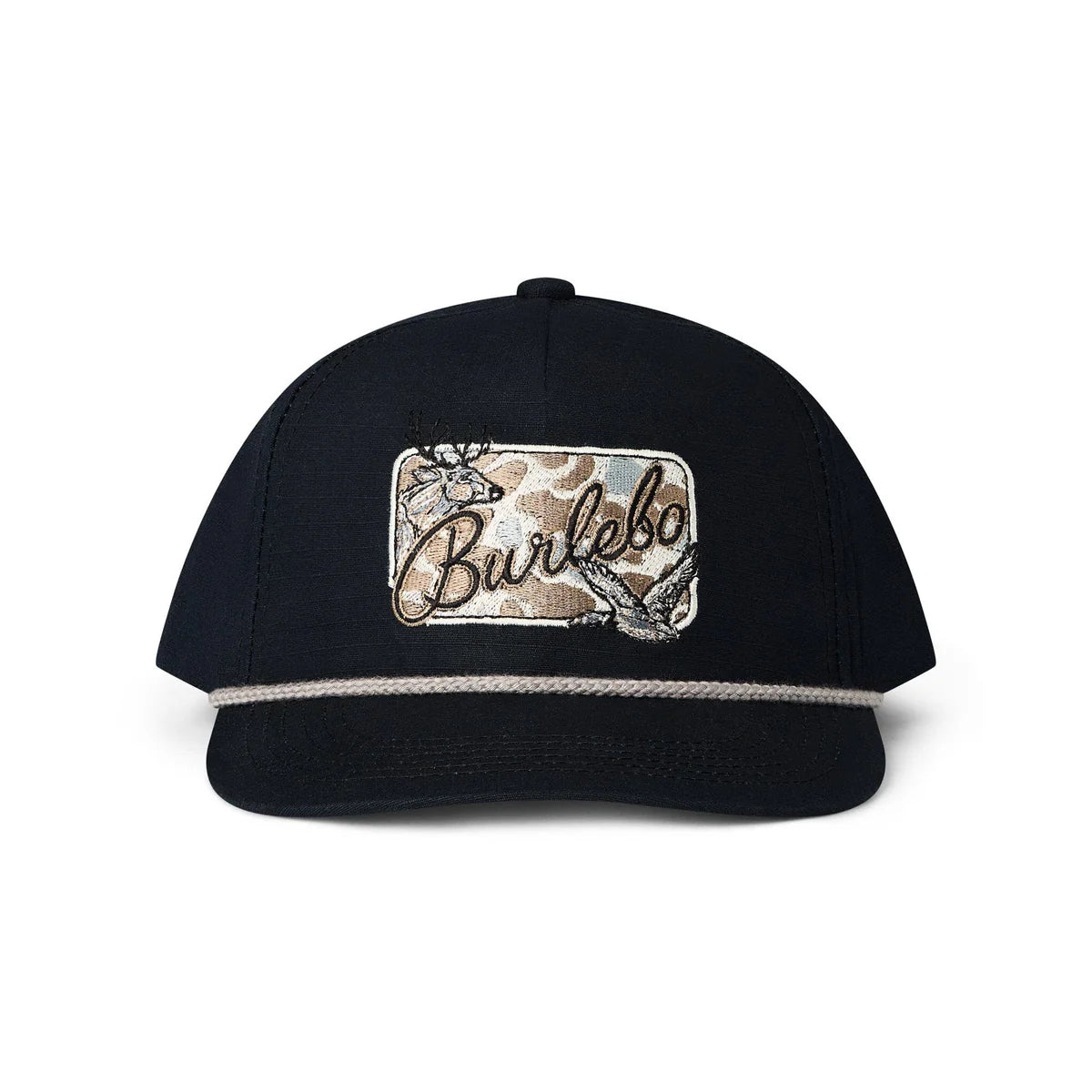 Black Camo Patch Cap