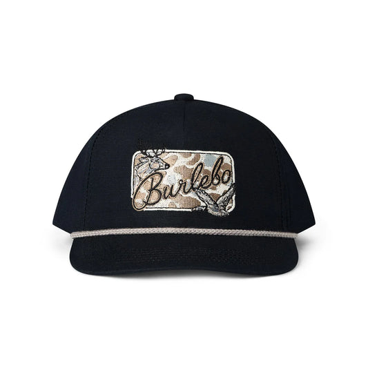 Black Camo Patch Cap