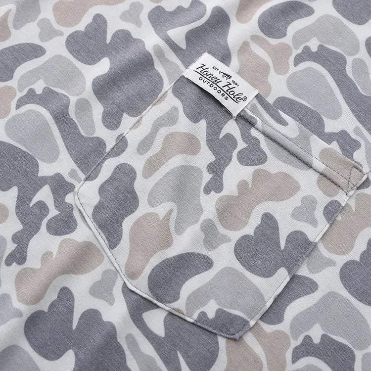 Performance Hoodie - Smoke Camo