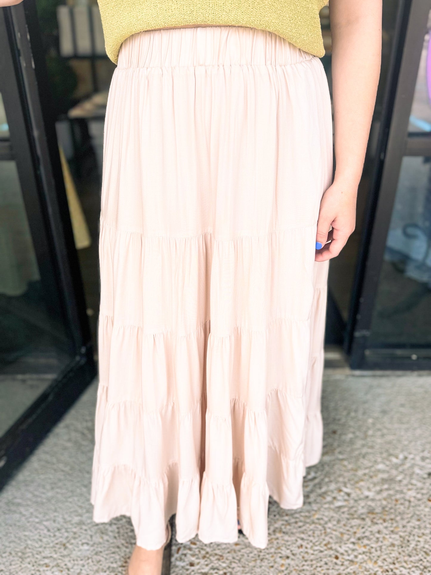 Just a Swinging Skirt - Champagne