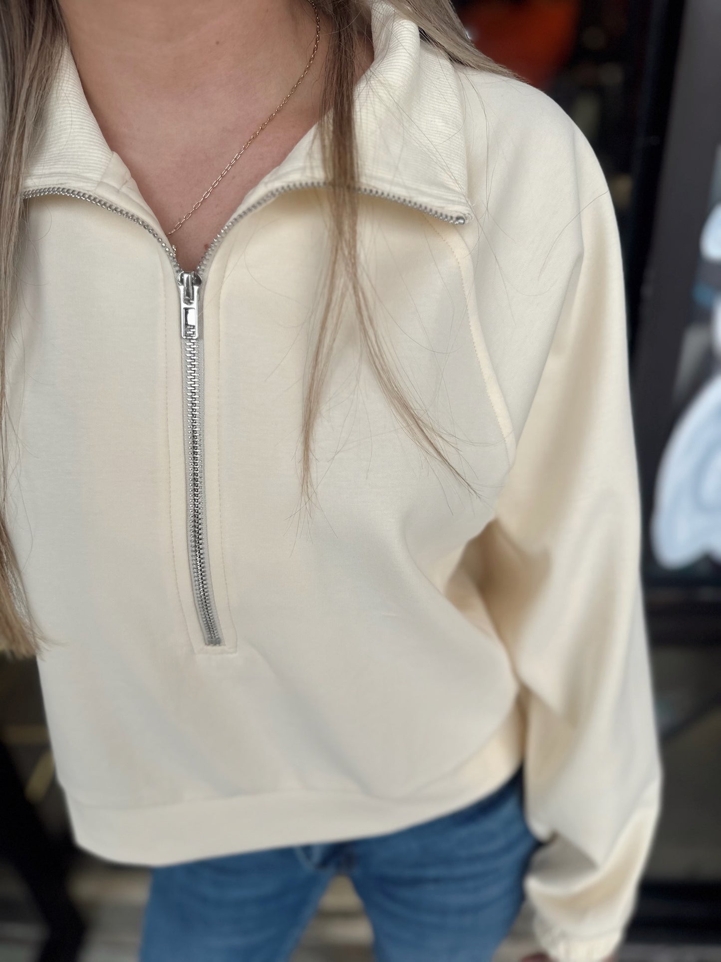 Stay Simple Half Zip