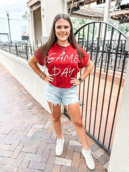 Game Day Tee - Burgundy