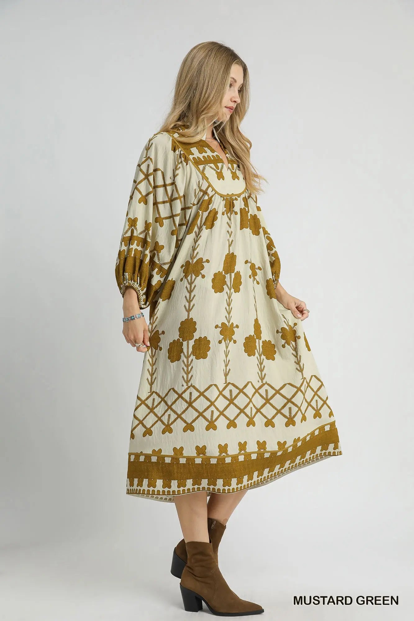 Tribal Midi Dress