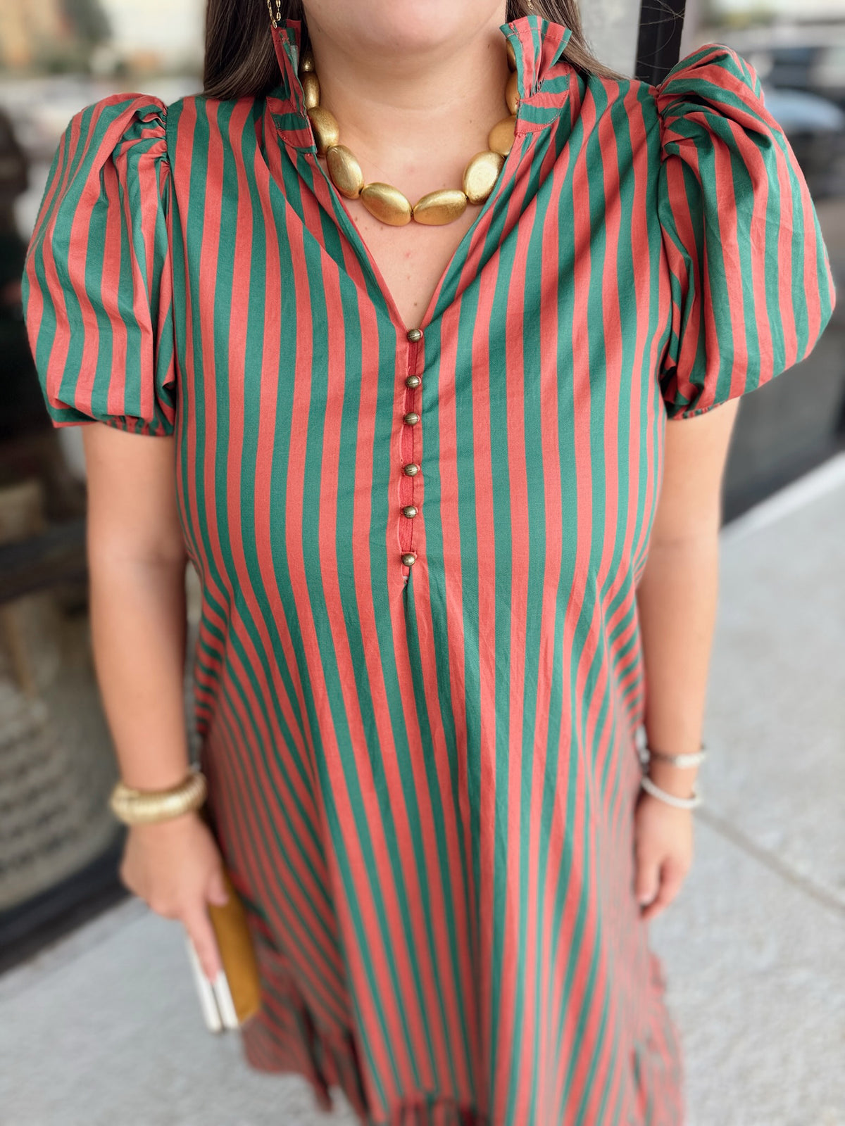 Julie Midi - rust green