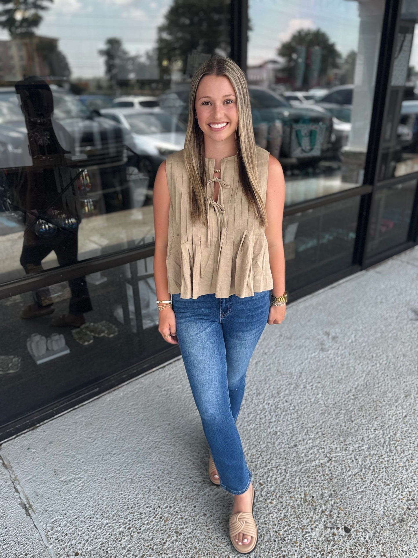 The Bowtiful Babe Top
