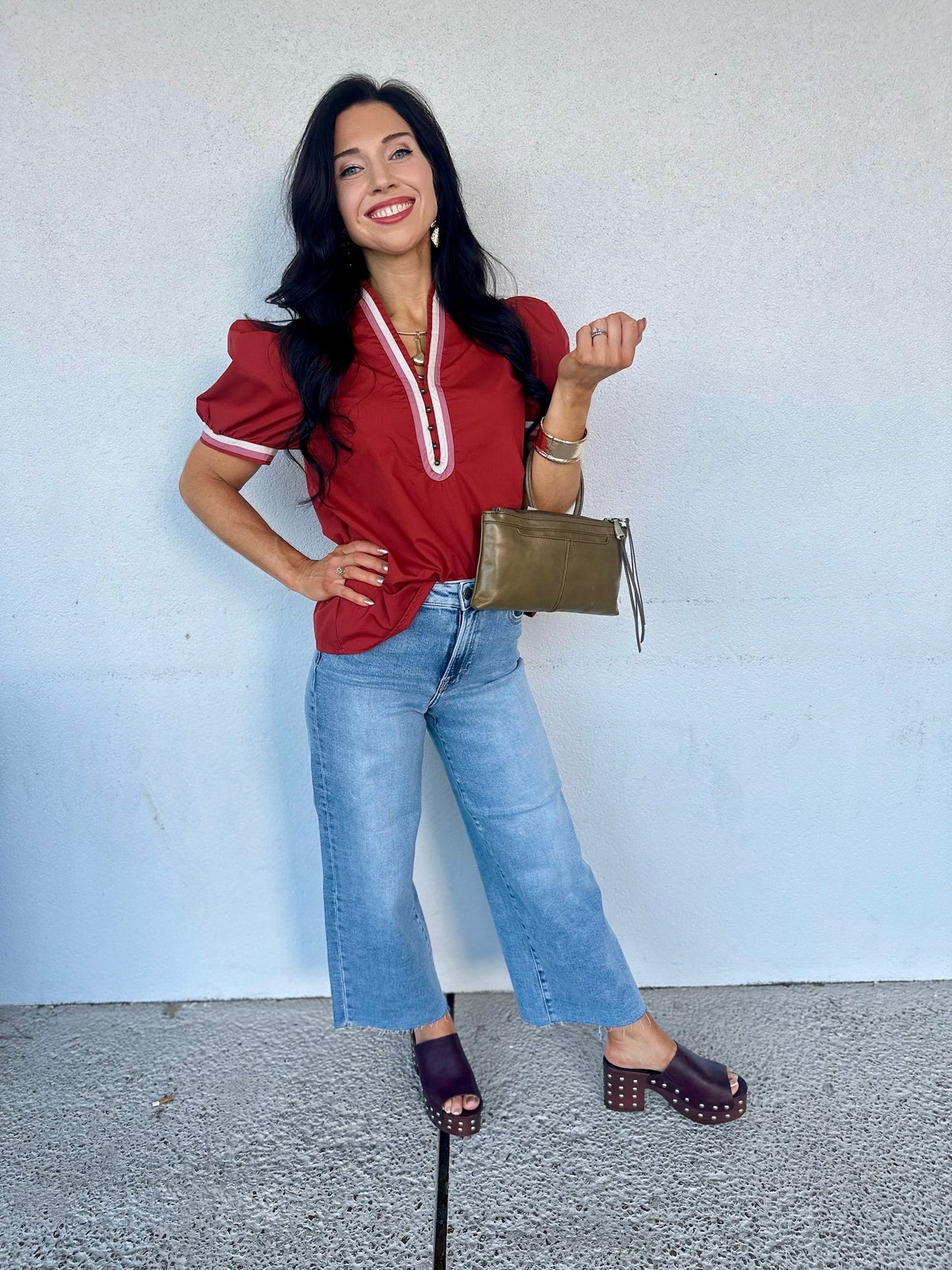 Color Pop Top - rust