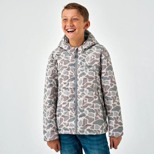 YOUTH Classic Deer Camo Puffer Jacket