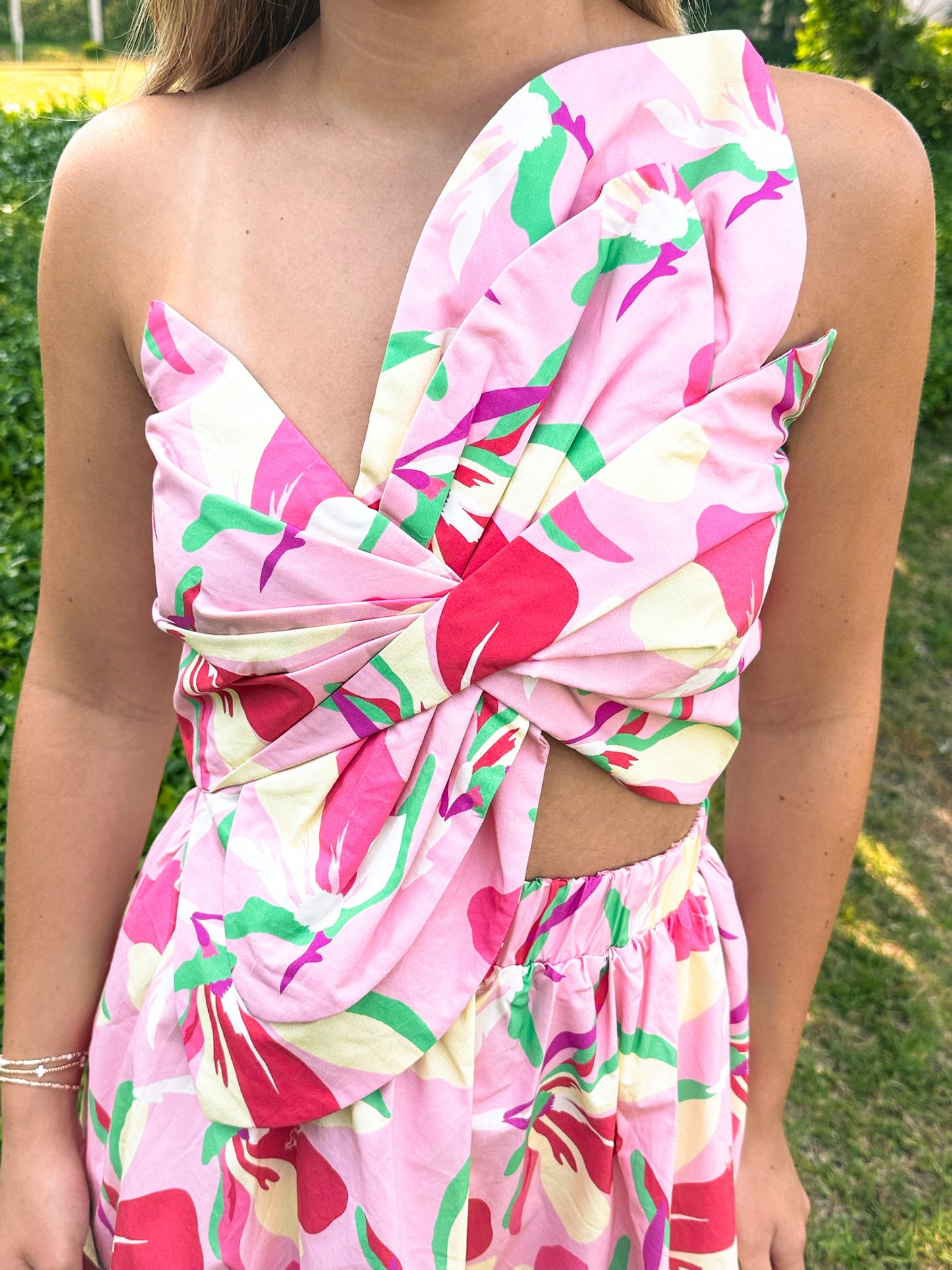 Jillian Midi - pink multi