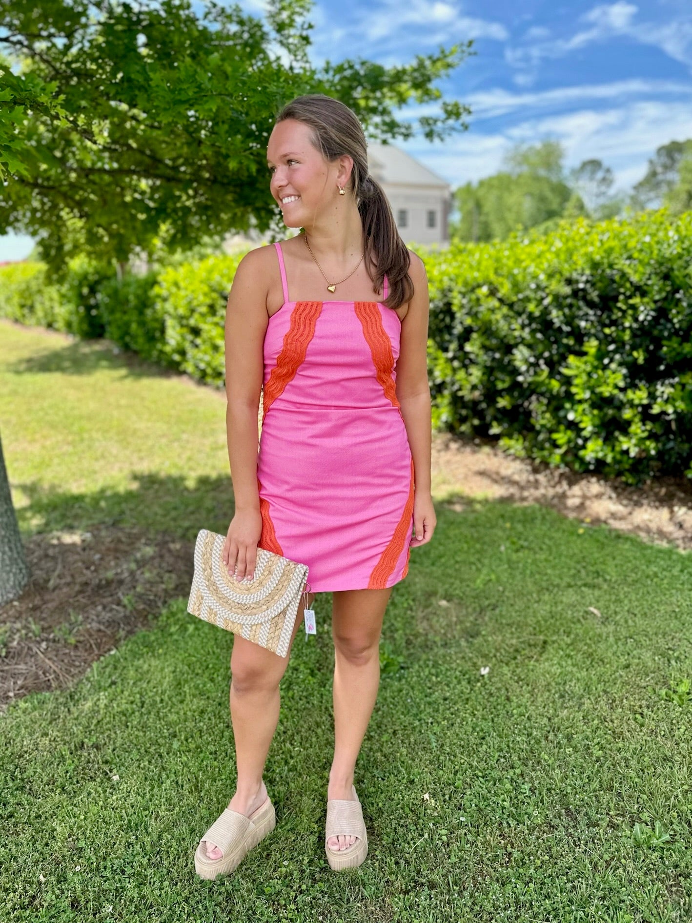 Wavy Baby- Pink/Orange
