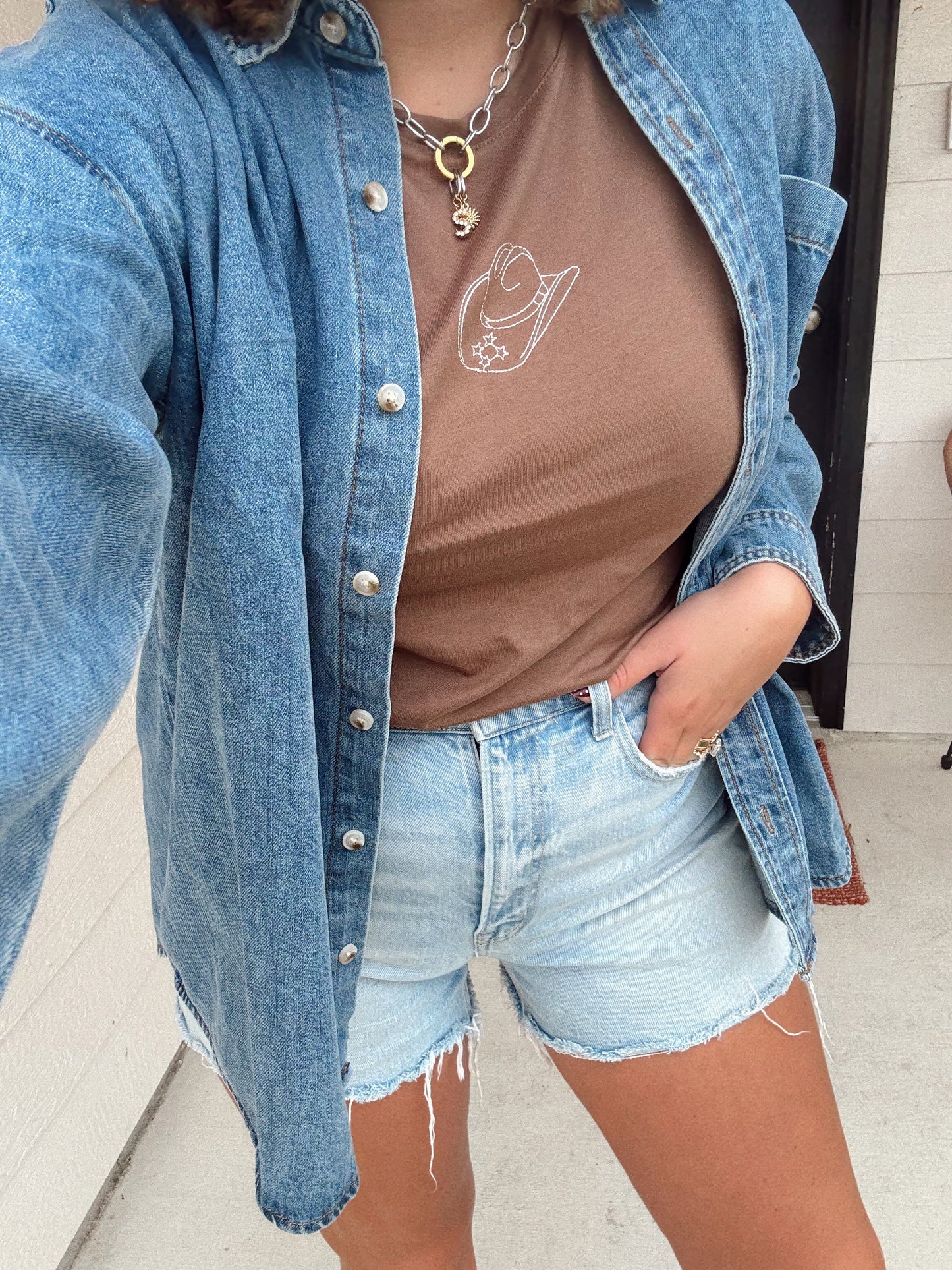 Western Embroidered Top
