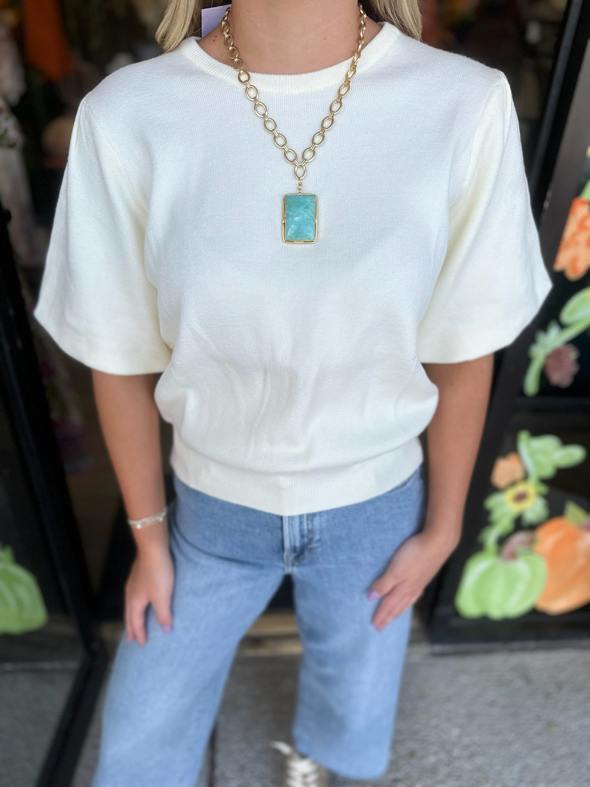 Bubble Baby Top - cream