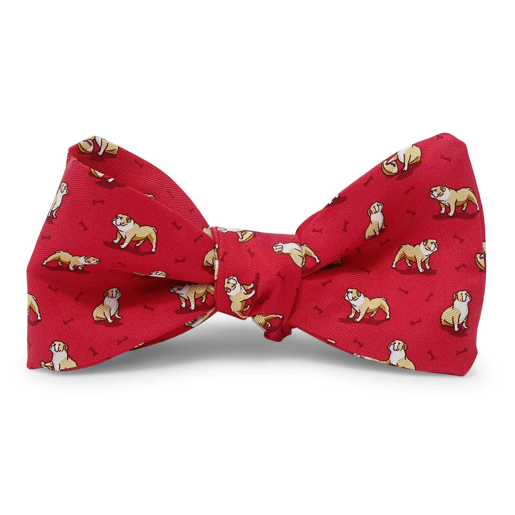 Bulldog Bonanza Bow Tie - Red