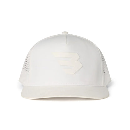 ALL white Flying B Logo Performance Cap