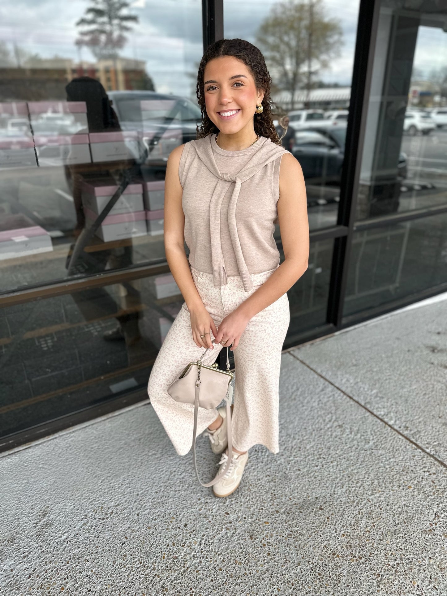 Wrapped Away Top - oatmeal