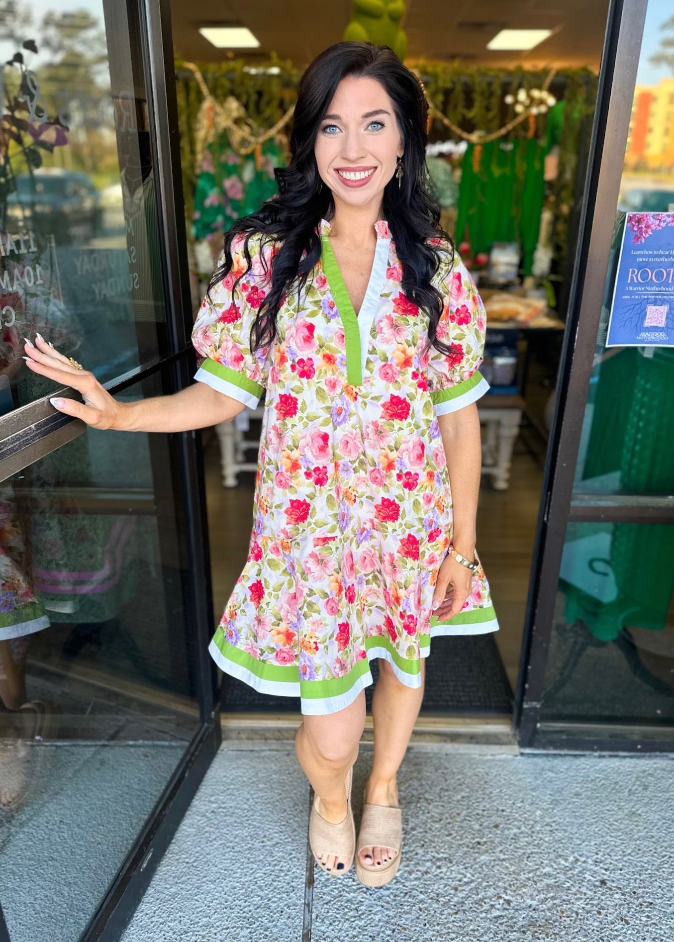 Mallory Dress - Matcha