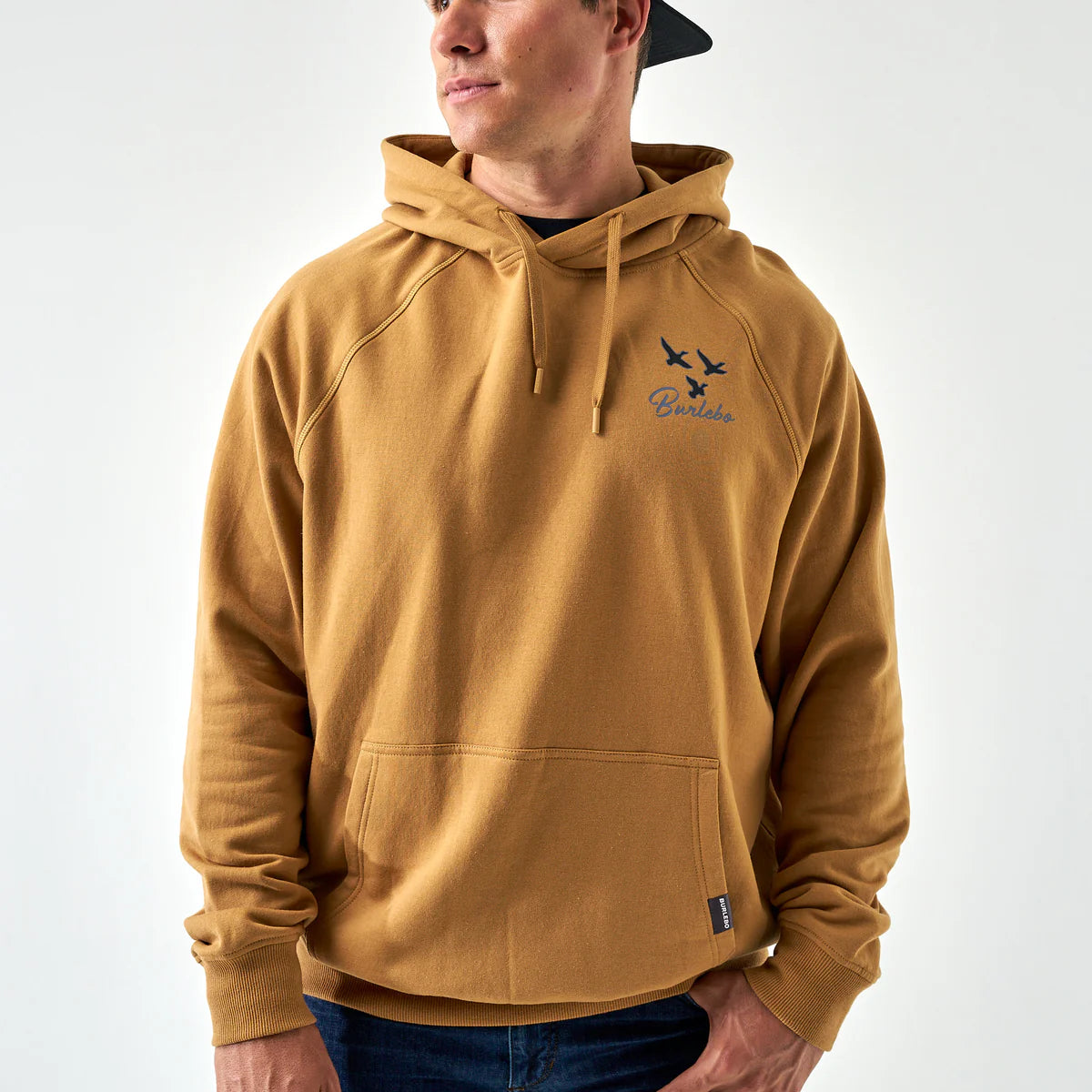 Duck Dog Light Brown Fleece Hoodie