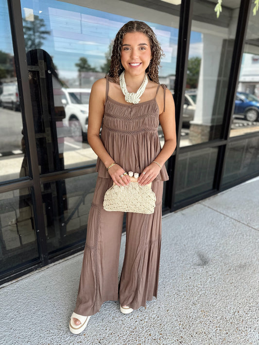 Wilma Set Top - Ice Mocha