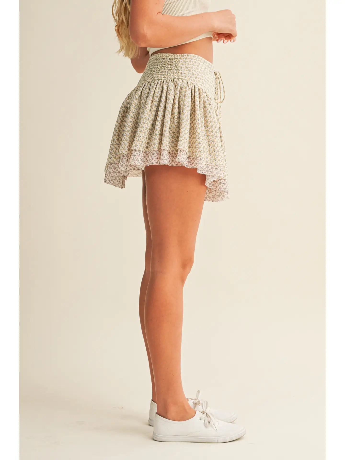 Get Laced Up Skirt - dandelion