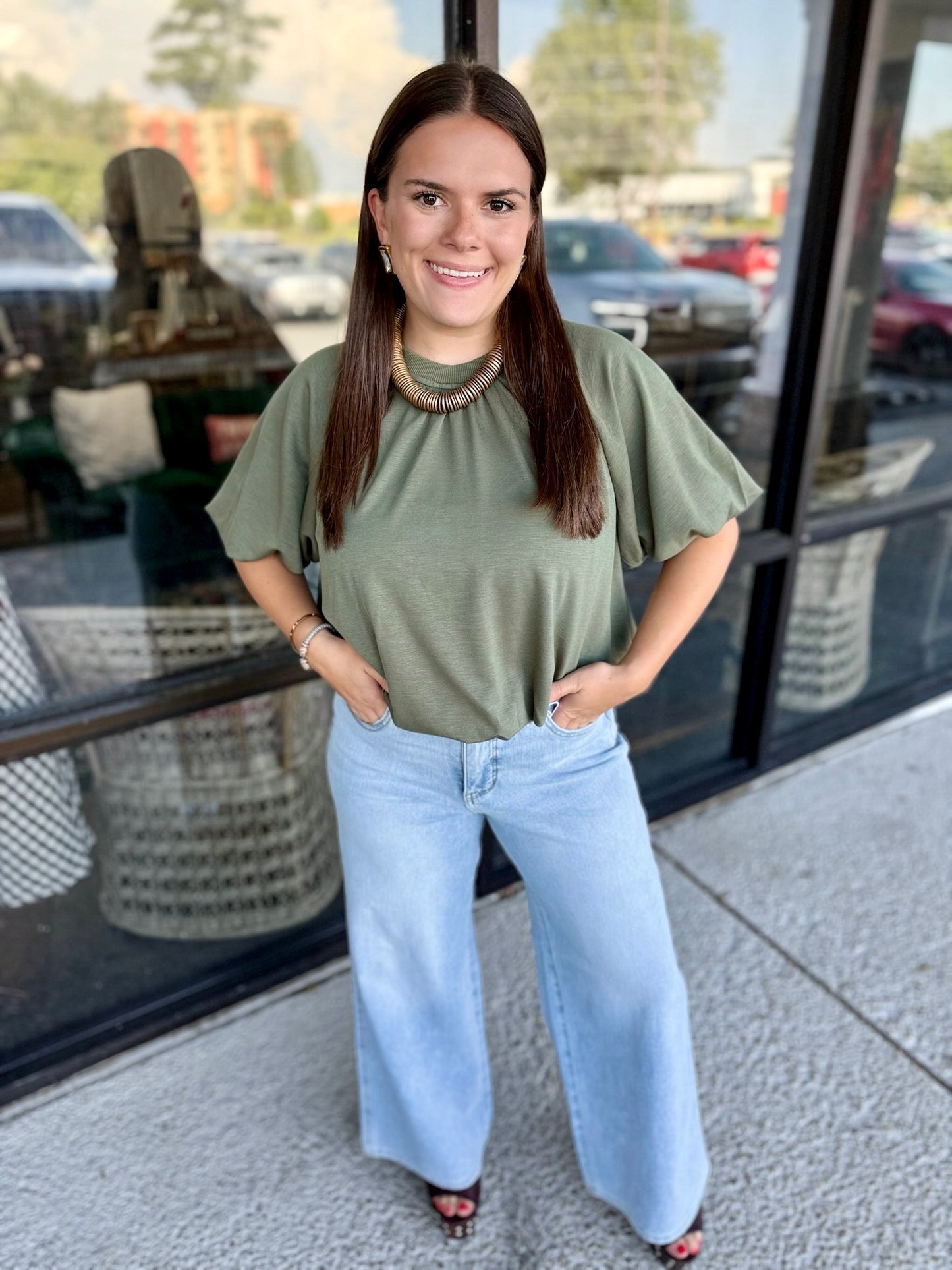 Koli Top - olive