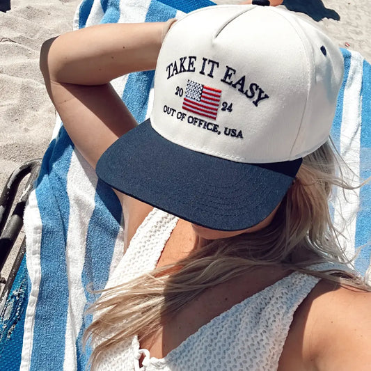 Take It Easy Vintage Trucker