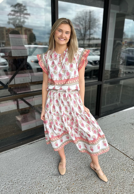 Hannah Top - White Mix