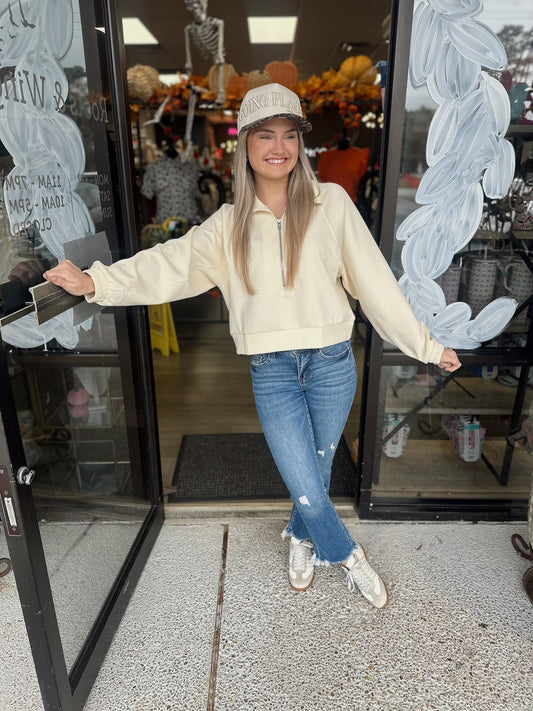 Stay Simple Half Zip