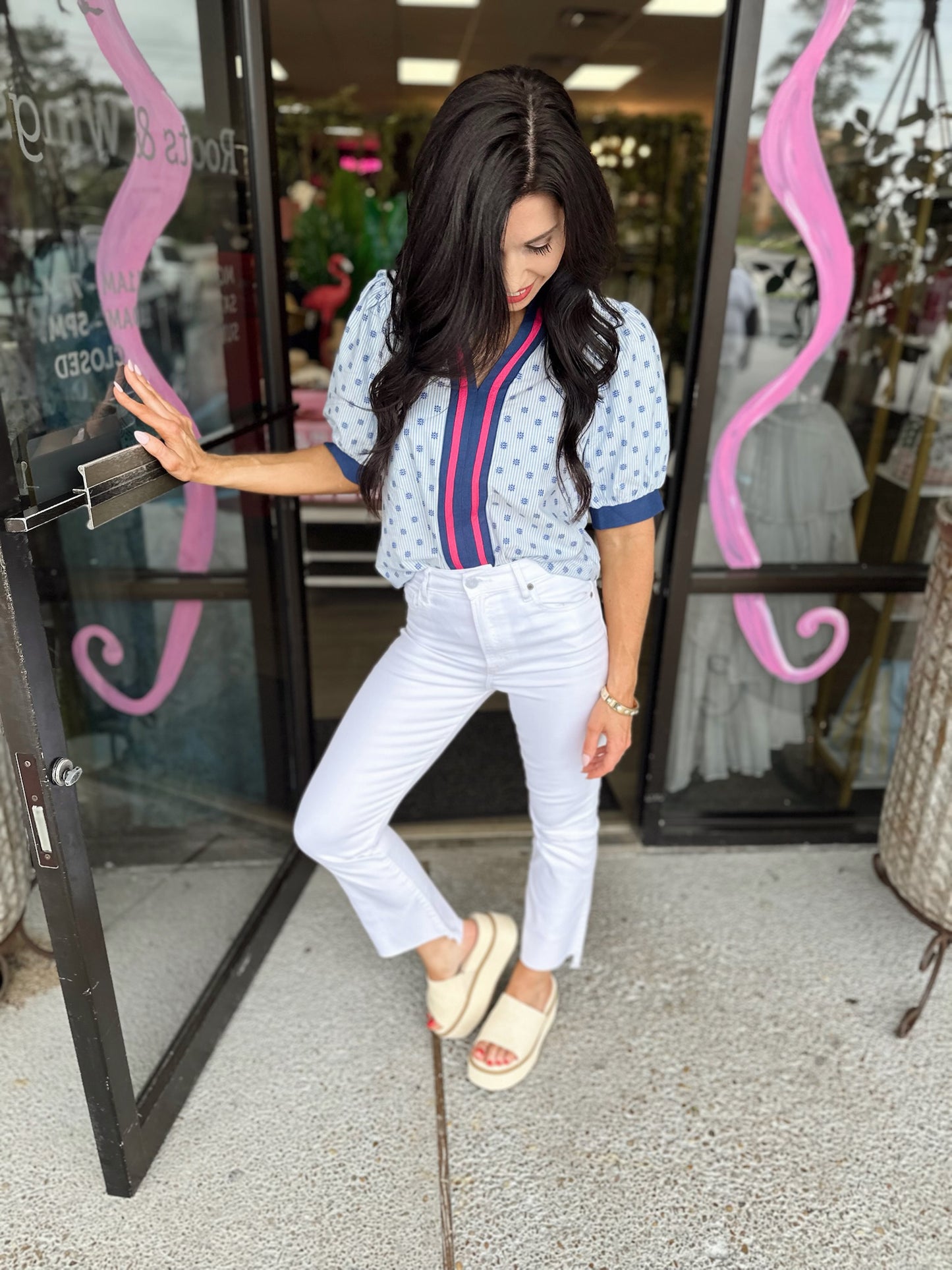Jillian Top - blue
