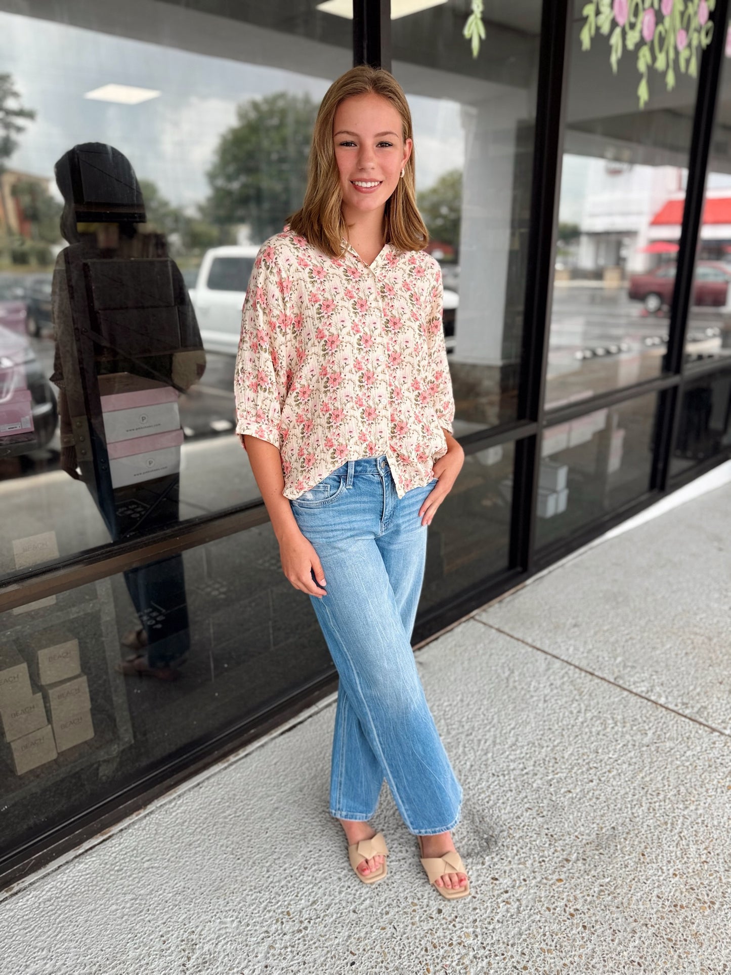 Back to School Top - floral