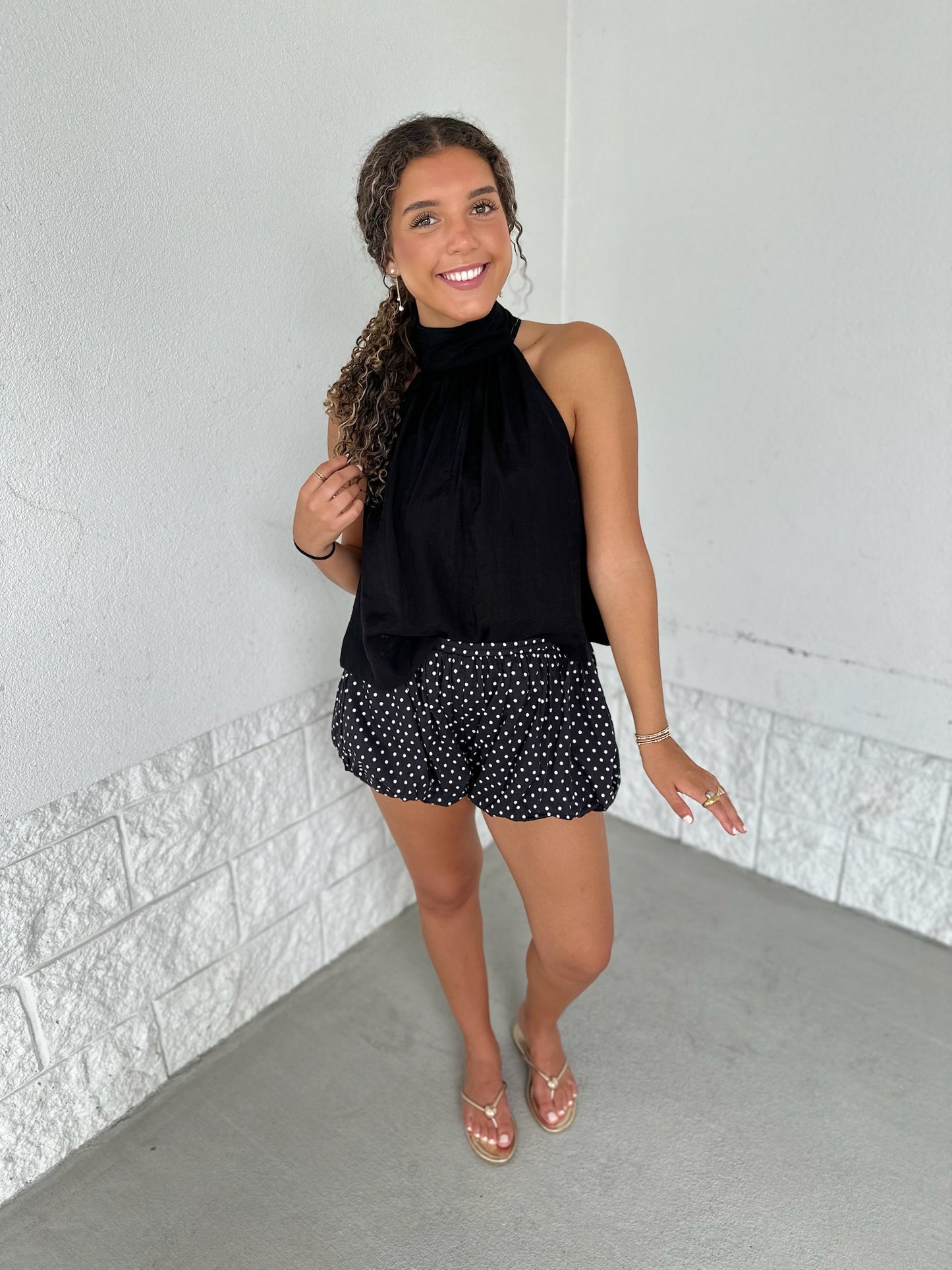 Holly Top - black
