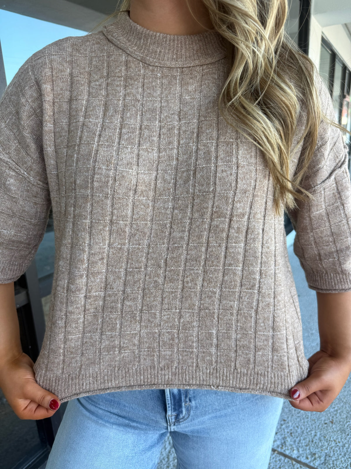 Coffee Date Knit - mocha