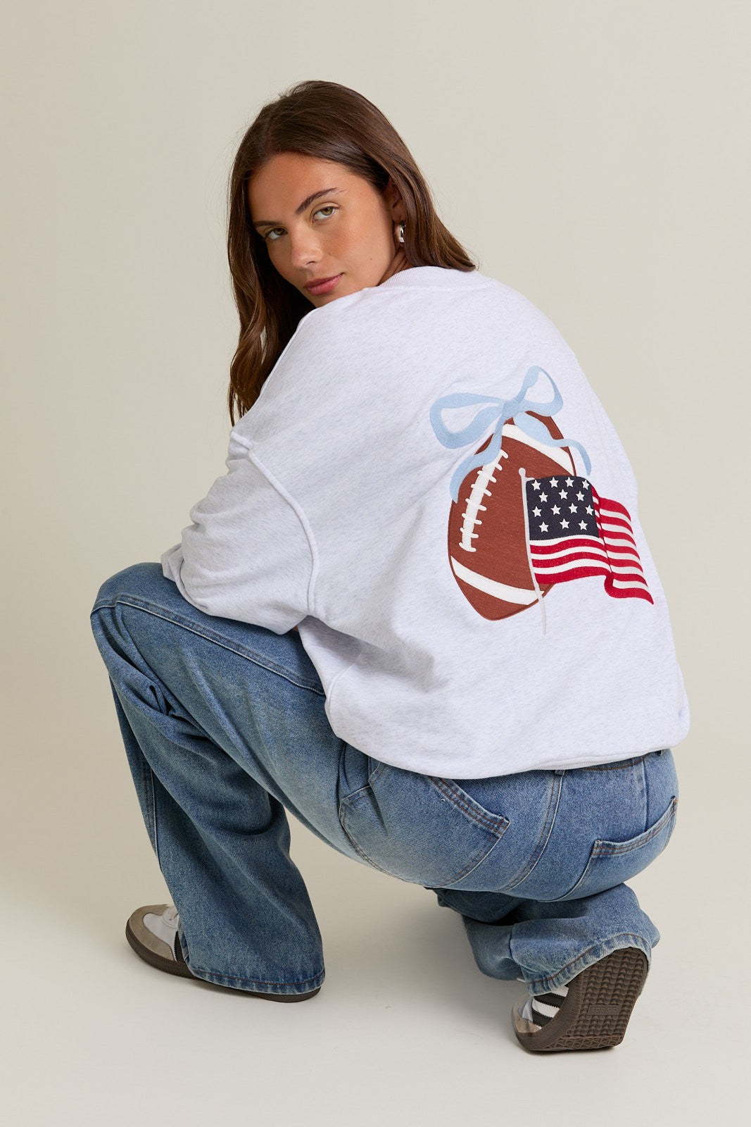 America + Football Sweatshirt