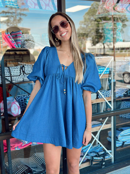 Paige Dress- Denim