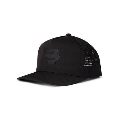 ALL black Flying B Logo Performance Cap