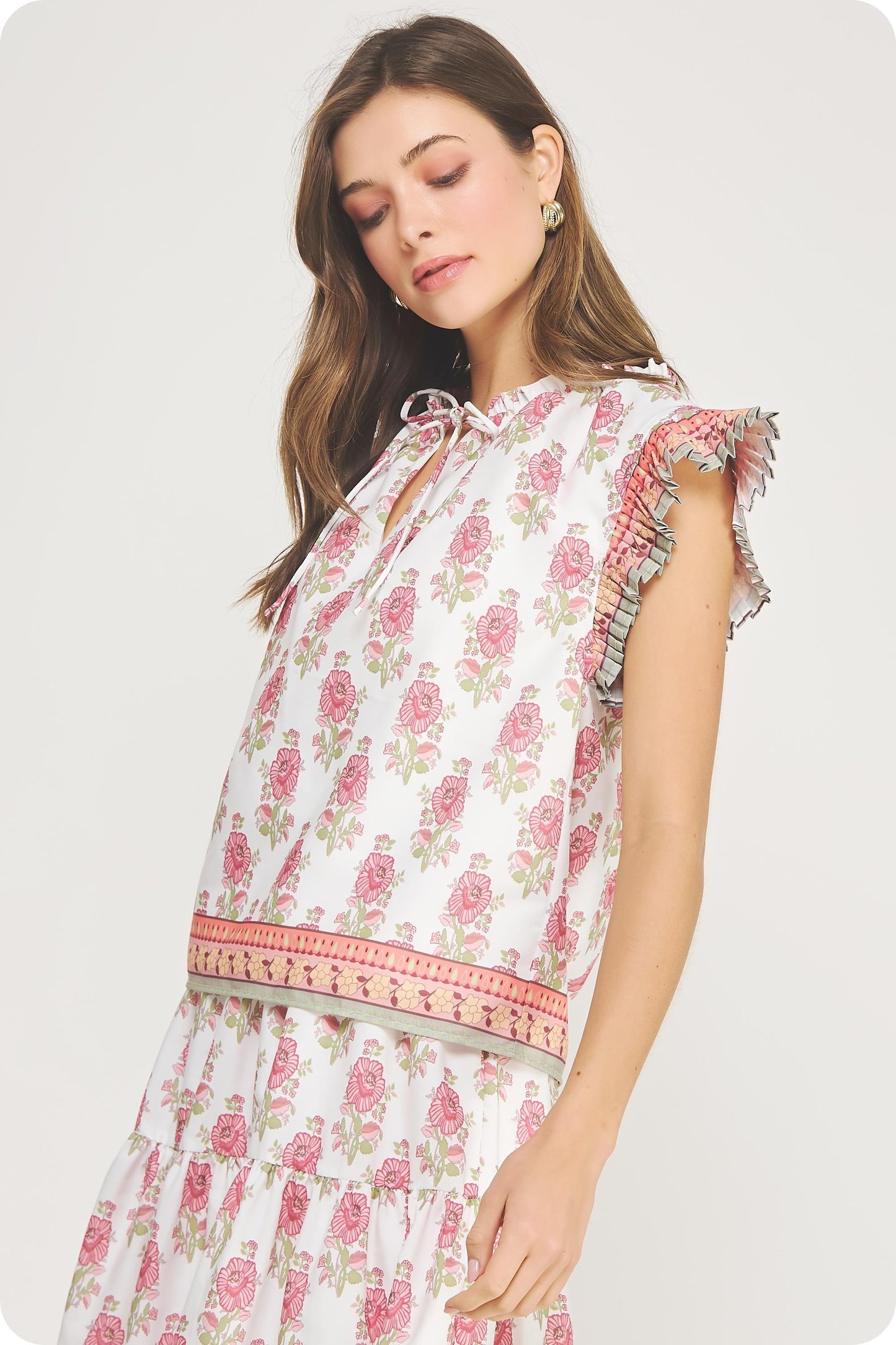 Hannah Top - White Mix