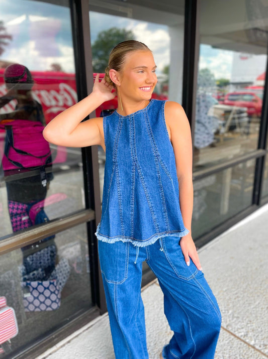 Denim Babe Set - Blue Haze