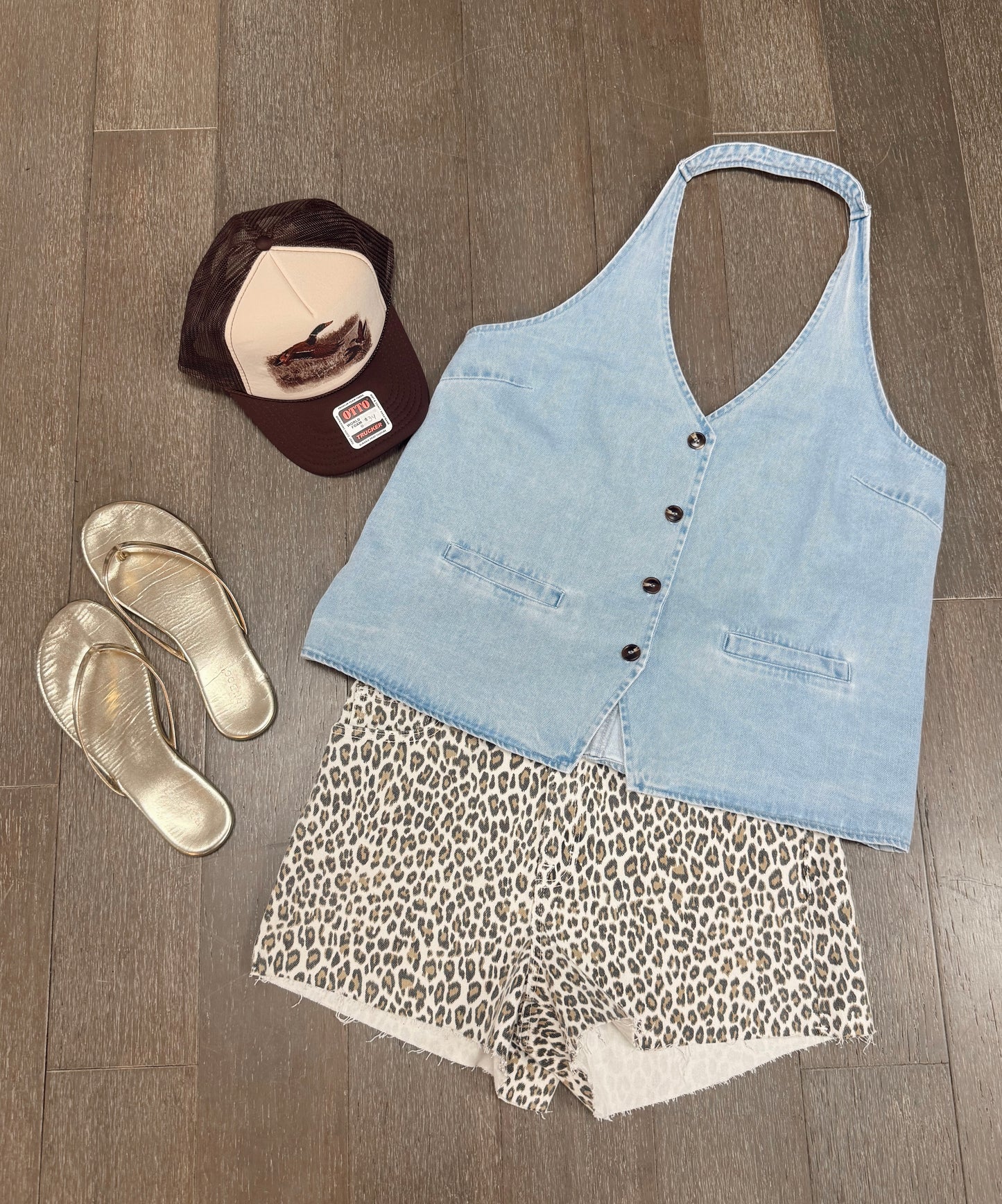 Halter Denim Baby
