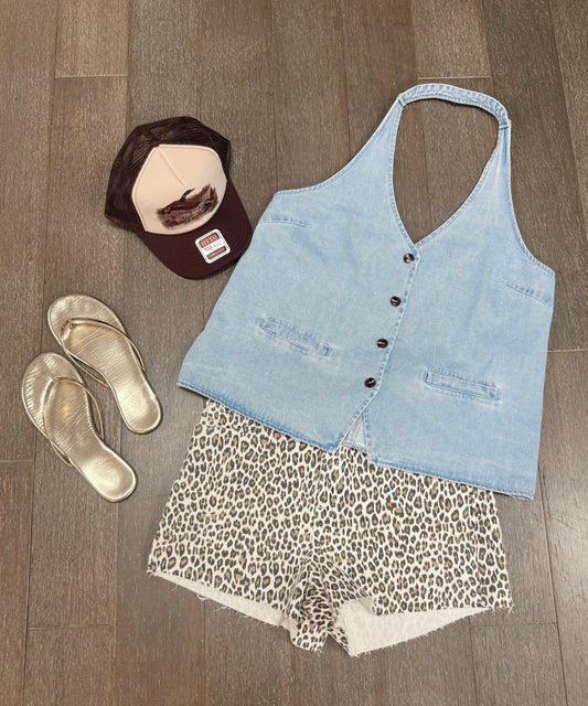 Halter Denim Baby