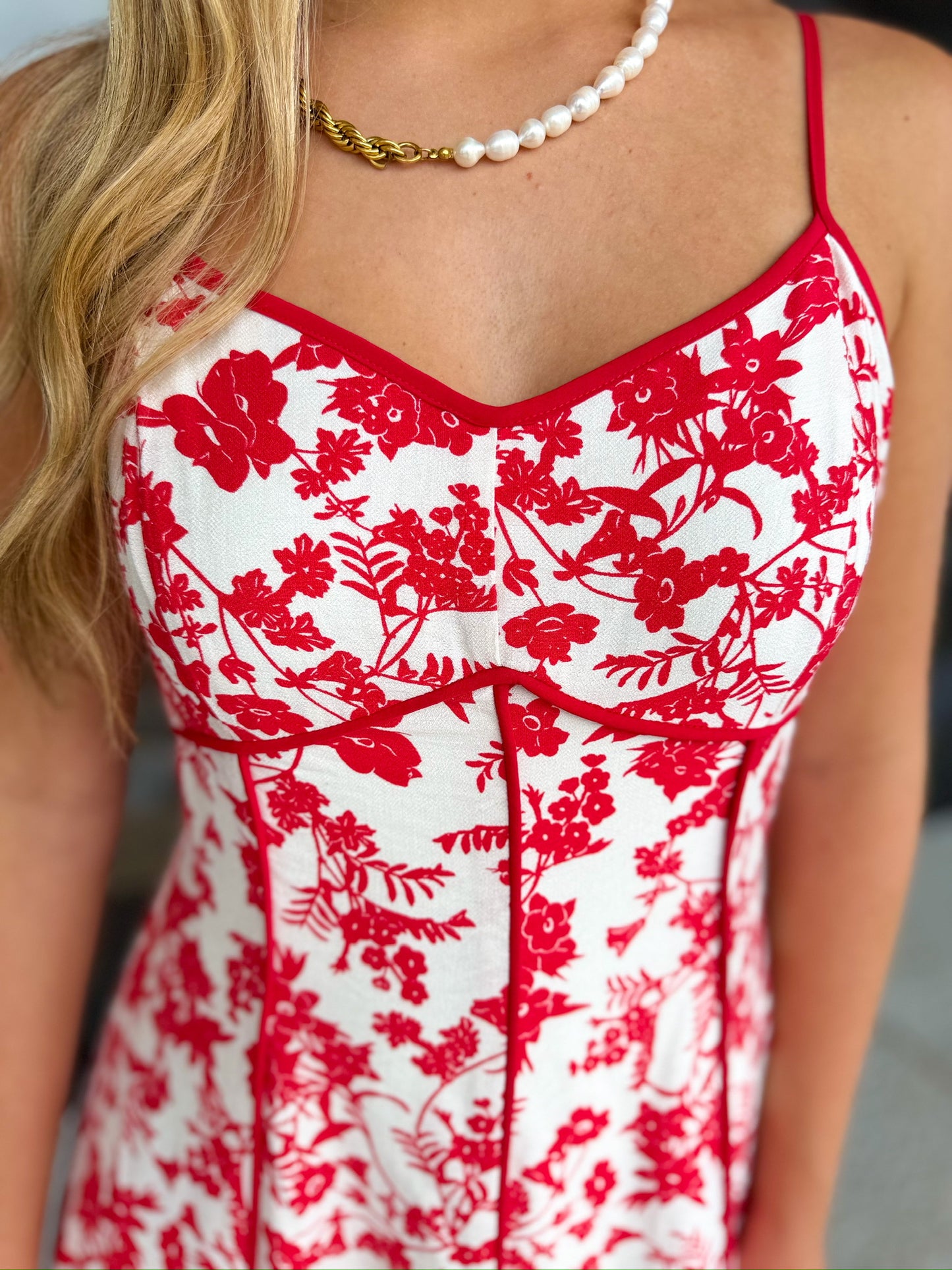 Scarlett Bloom Maxi-Red