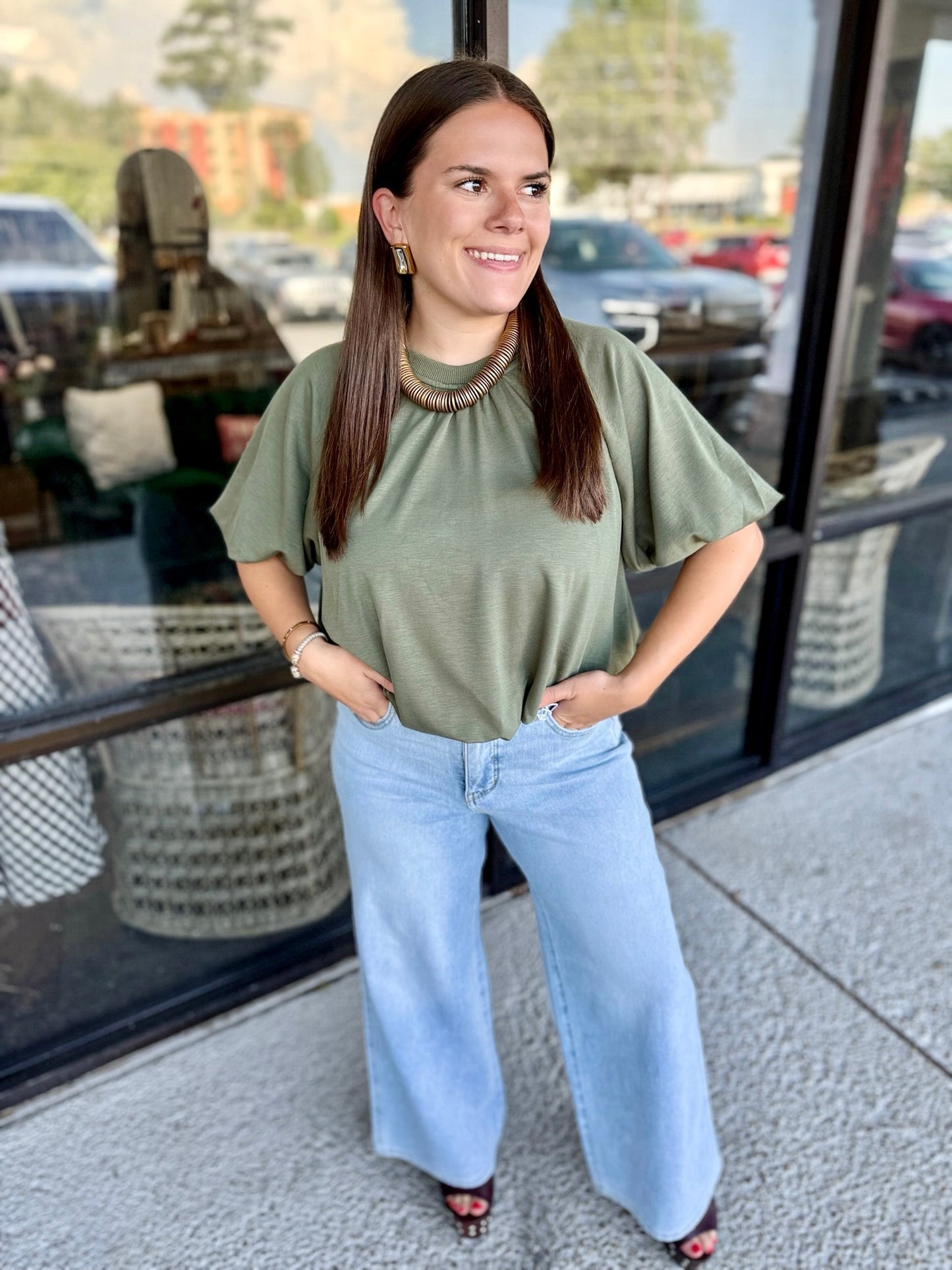 Koli Top - olive