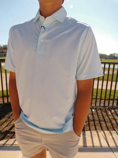 Birdie Stripe Performance Polo