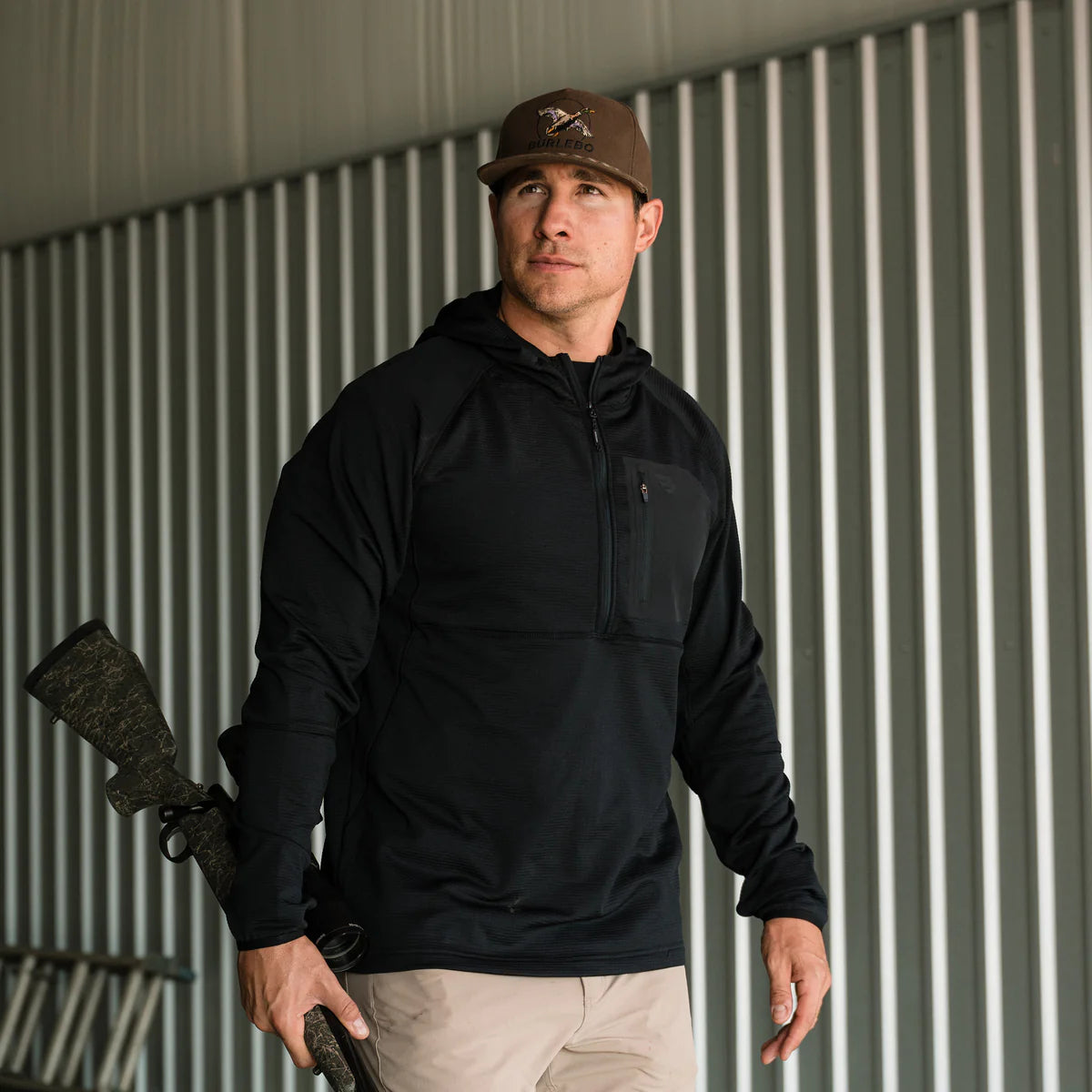Black Blaze Tech Quarter Zip