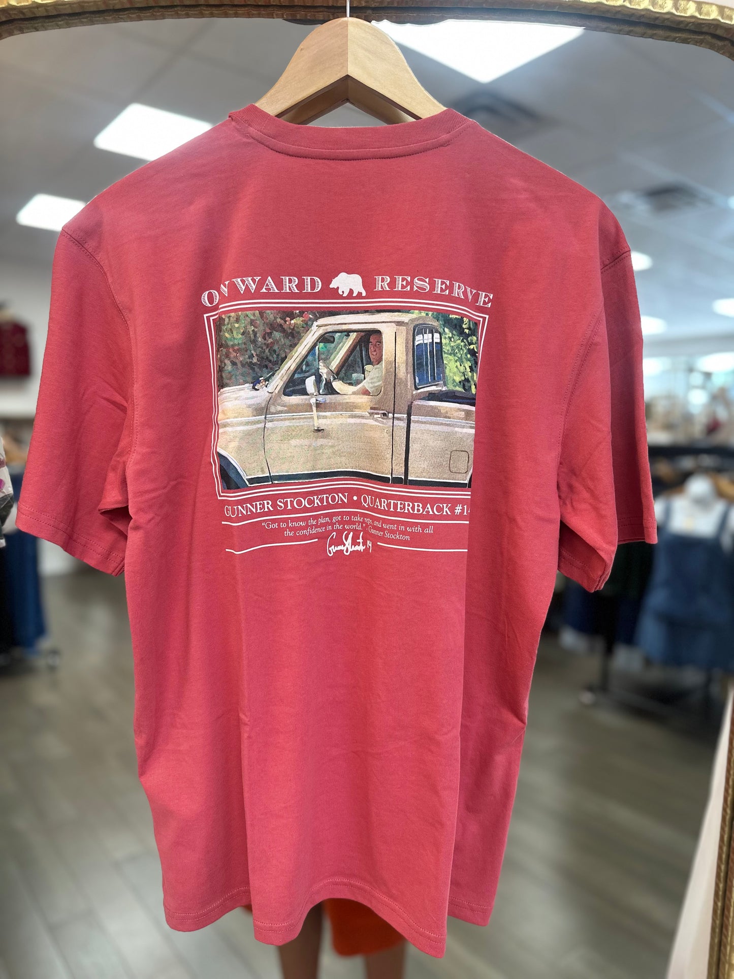 Gunner Stockton Tee- Washed Red