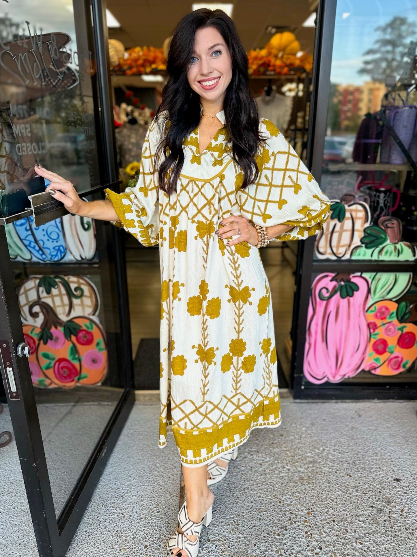 Tribal Midi Dress